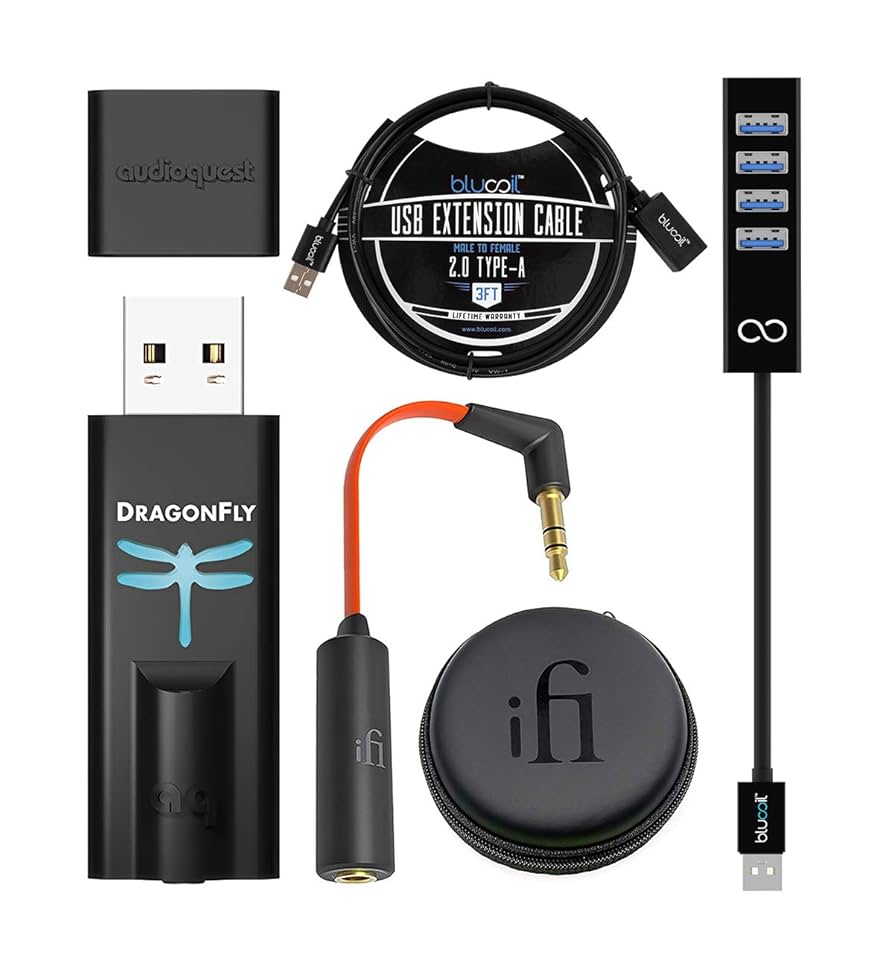AudioQuest Dragonfly Black ヘッドホンアンプ Amazon | AudioQuest - DragonFly Black USB DAC/ヘッドフォン